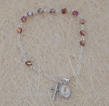 Rosary bracelet